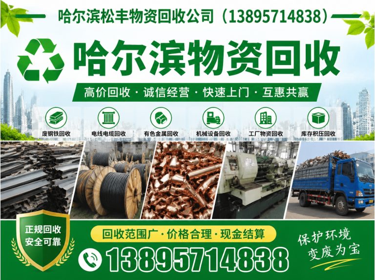 五常市哈尔滨物资回收展示图